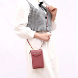 Shoulder Wallet Women Phone Wallet Purse Bag Handbag Long Wristlet Wallets