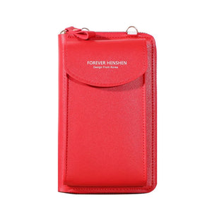 Shoulder Wallet Women Phone Wallet Purse Bag Handbag Long Wristlet Wallets