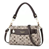 Retro Small Shoulder Bag Floral Print Mother's Handbag