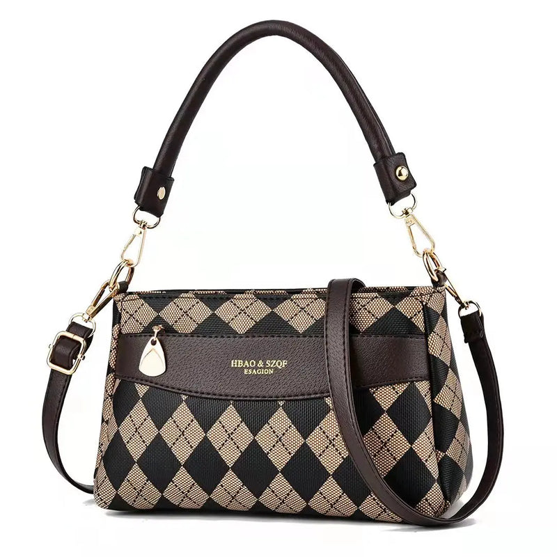 Retro Small Shoulder Bag Floral Print Mother's Handbag