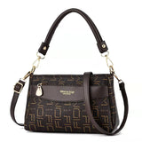 Retro Small Shoulder Bag Floral Print Mother's Handbag