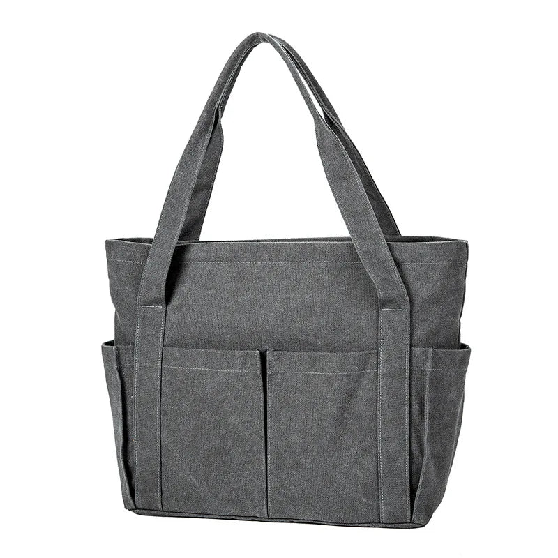 Large Capacity Canvas Shoulder Bag Women's Tote Handbags