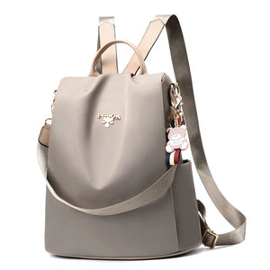 Canvas Oxford Backpack PU Solid Large Capacity Student Bags