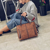 Women Shoulder Bag Crossbody Handbag Retro Large Capacity Bag