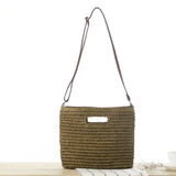 National Woven Shoulder Messenger Bag Vacation Handbag