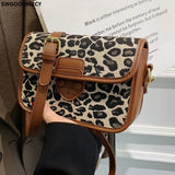 Women's Crossbody Shoulder Bag Square Office Purse