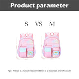 Side-Opening School Bags Waterproof School Backpack For Girls