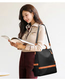 Waterroof Anti-theft Backpack for Women with Side Pocket
