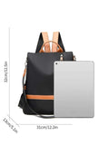 Waterroof Anti-theft Backpack for Women with Side Pocket