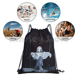 Silent Backpack Drawstring Bag Woman Smoking Art Film Actress