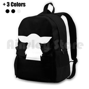 Silhouette Outdoor Hiking Backpack Midnight Solid Ebony Jet Charcoal