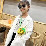 Silicone Avocado Strawberry Crossbody Coin Bag for Kids