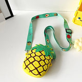 Silicone Avocado Strawberry Crossbody Coin Bag for Kids