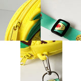 Silicone Avocado Strawberry Crossbody Coin Bag for Kids