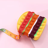 Squeeze Bubble Stress Reliever Wallets Mini Toy CU53