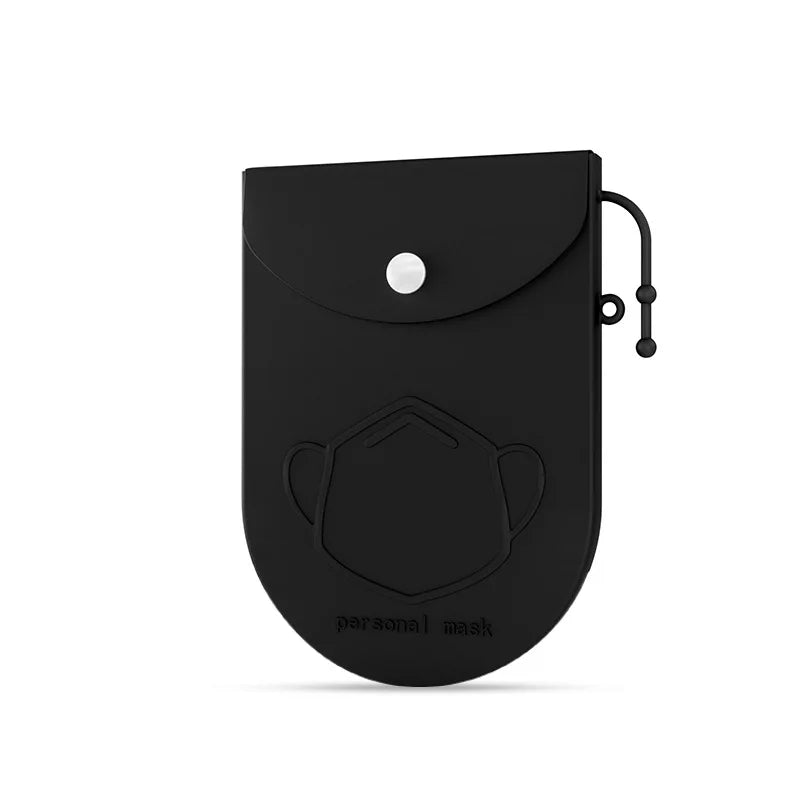 Silicone Travel Storage Bag Portable Mask Container