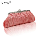 Silk Evening Handbags Cocktail Clutches Chain Dinner Bag