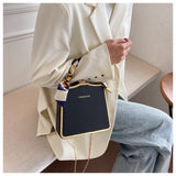 Retro Chain Small Square Silk Scarf Shoulder Bag