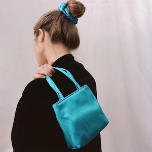 Silk Women Bag Retro Satin Niche Handbag Underarm Shopping Bag