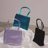 Silk Women Bag Retro Satin Niche Handbag Underarm Shopping Bag