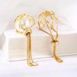 925 Silver Stone Bead Holder Cage Pendant Necklace Accessories