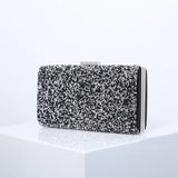 Silver Crossbody Bag Evening Purse Clutch Party Diamond Handbags for Women
