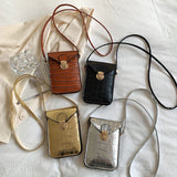 Crocodile Leather Wallet Women Purse Phone Pouch Crossbody Bag
