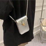 Crocodile Leather Wallet Women Purse Phone Pouch Crossbody Bag