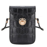 Crocodile Leather Shoulder Bag Clutch Handbag Mini Purse