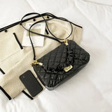 Quilted Shoulder Bag Large Crossbody Case Padded Bags for Women