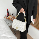 Quilted Shoulder Bag Large Crossbody Case Padded Bags for Women