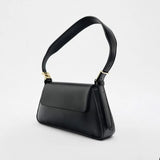 Silver Patent Leather Shoulder Bag for Women