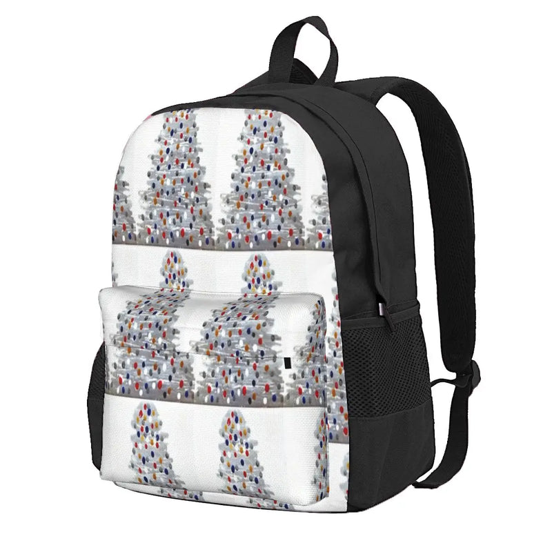 Silver Xmas Tree Backpacks Men's Backpacks Bags For Women