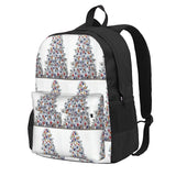 Silver Xmas Tree Backpacks Men's Backpacks Bags For Women
