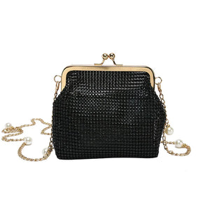 Silver Glitter Women's Shoulder Bag Party Handbag