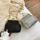 Silver Glitter Women's Shoulder Bag Party Handbag