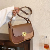 Vintage Handbags Female Crossbody Bags, Patchwork Shoulder Bag