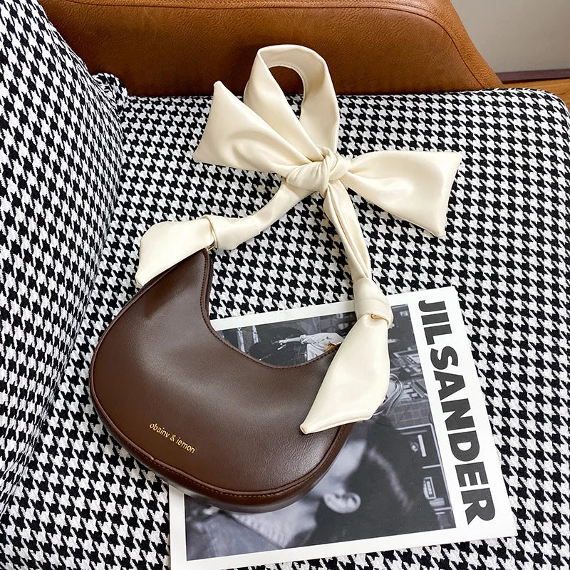 Women's Armpit Bag Bow Knot Shoulder Strap