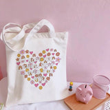 Printed Letter Tote Bag Female Harajuku Shopping Bag