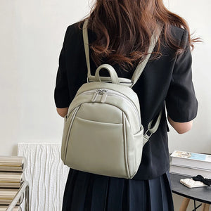 Mini School Bag Solid Shoulder Bag Students Girl