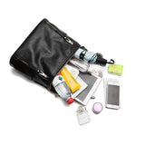 Women's PU Leather Large-capacity Travel Backpack