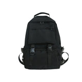 Large Capacity Travel Backpack Solid Harajuku Student Schoolbag