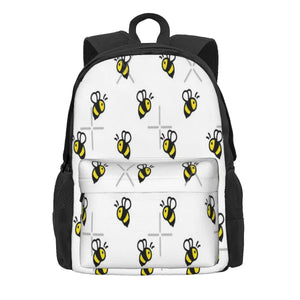 Bee Pattern 2 Backpacks Men's Backpacks Bags For Women Back Pack With Zipper