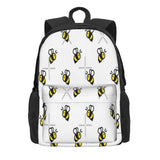 Bee Pattern 2 Backpacks Men's Backpacks Bags For Women Back Pack With Zipper
