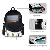 Bee Pattern 2 Backpacks Men's Backpacks Bags For Women Back Pack With Zipper