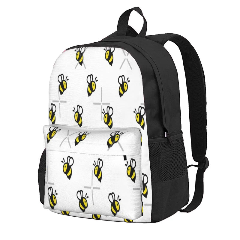 Bee Pattern 2 Backpacks Men's Backpacks Bags For Women Back Pack With Zipper