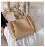 Big Women's Bag Large Capacity Shoulder Bags Pu Leather Handbag High Female Bag