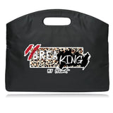 Leopard Print Briefcase Business Document Bag