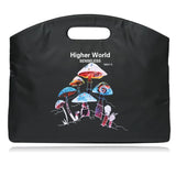 Mushroom Print Tablet Bag Briefcase Business Document Work Bag