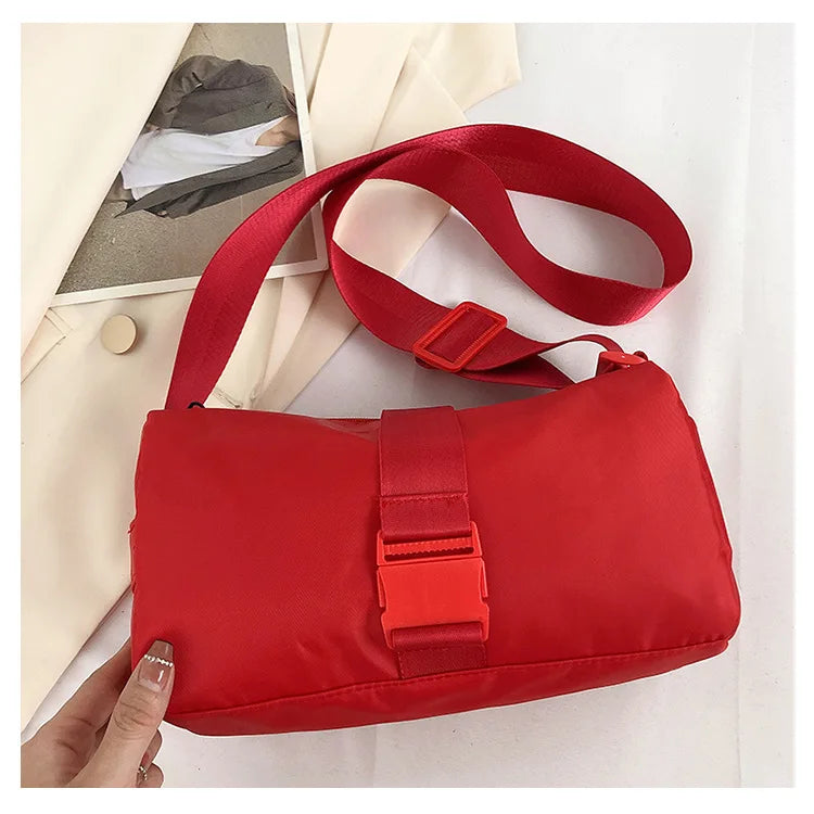 Canvas Crossbody Bag Female Shoulder Bag Mobile Phone Package